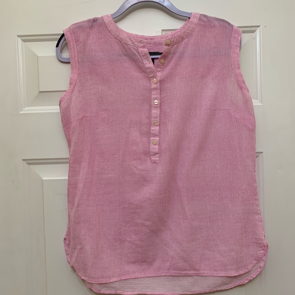 Talbots Sleeveless Blouse Light Weight Size MP
